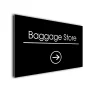 Baggage Store Arrow Sign Directional Sign