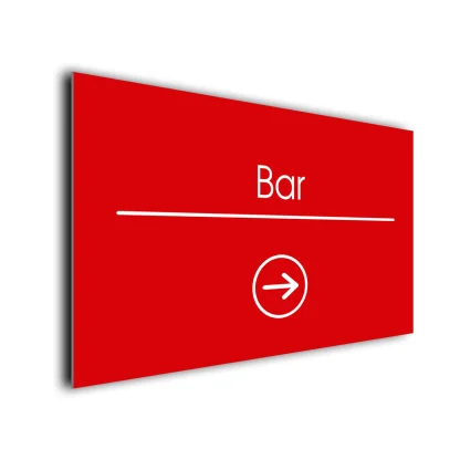 Bar Arrow Sign Directional Sign