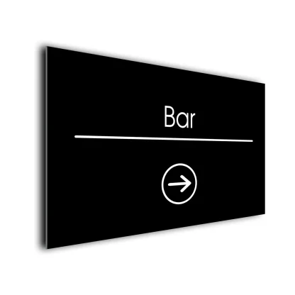 Bar Arrow Sign Directional Sign