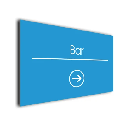 Bar Arrow Sign Directional Sign