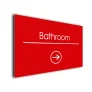 Bathroom Arrow Sign Directional Sign