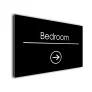 Bedroom Arrow Sign Directional Sign