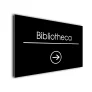 Bibliotheca Arrow Sign Directional Sign
