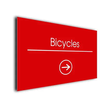 Bicycles Signs Directional Sign