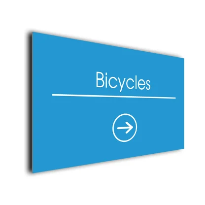 Bicycles Signs Directional Sign