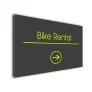 Bike Rental Arrow Sign Directional Sign