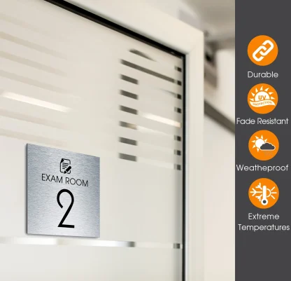 Exam Room Signs from Decamoda.com