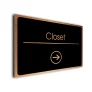 Closet Directional Sign