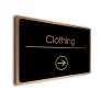 Clothing Directional Sign