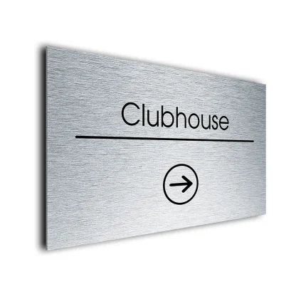 Clubhouse Sign