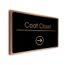 Coat Closet Directional Sign