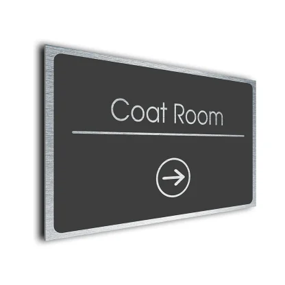 Coat Room Sign