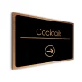 Cocktails Directional Sign