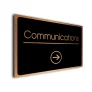 Communications Directional Sign