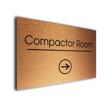 Compactor Room Sign