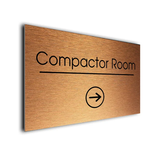 Compactor Room Sign Compactor Room Sign