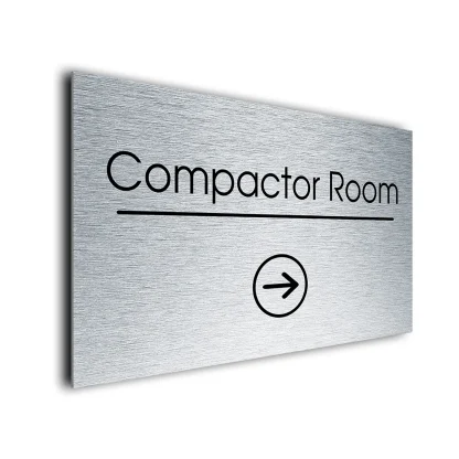 Compactor Room Sign