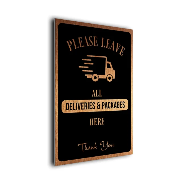 PHBC151223 Packages Here Please leave all Deliveries and Packages Here Sign