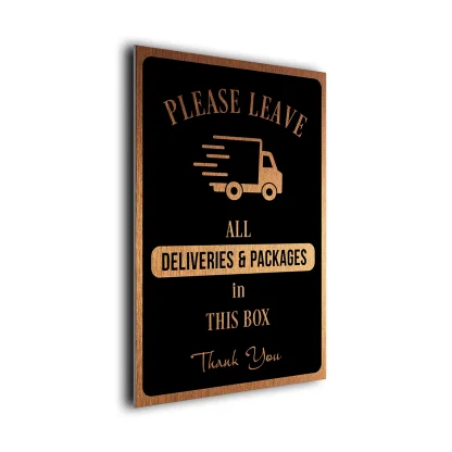 Please leave all Deliveries and Packages in This Box