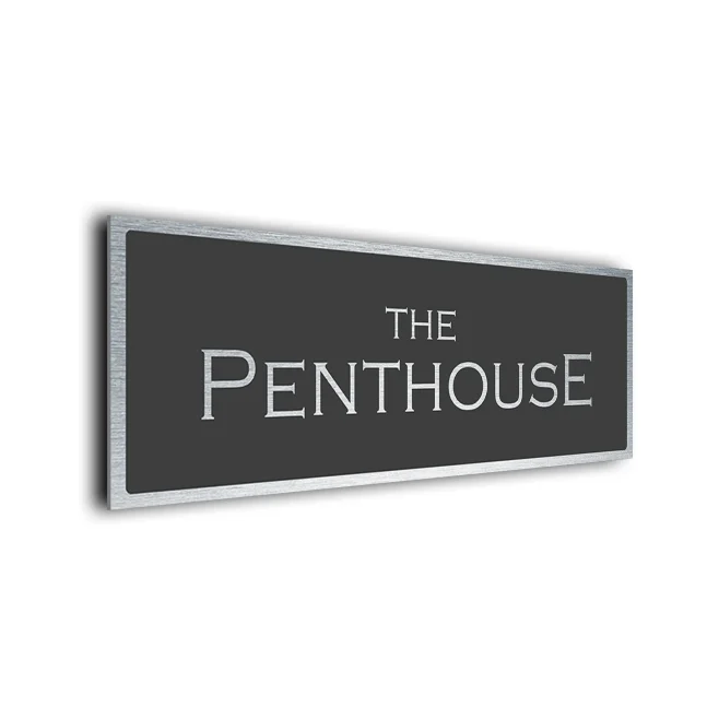 The Penthouse Sign PH112-GS Modern Penthouse sign