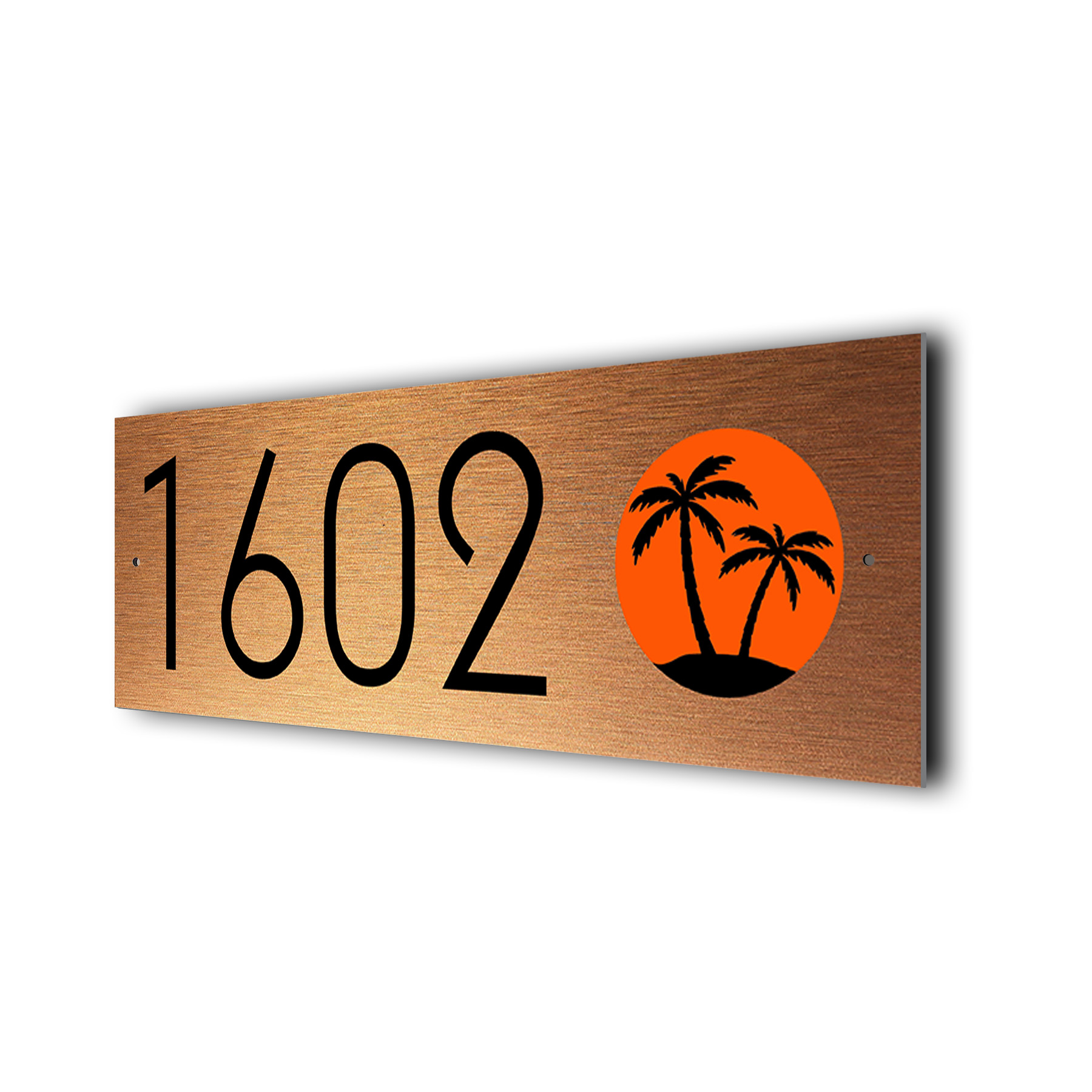 Palm Tree Address Sign