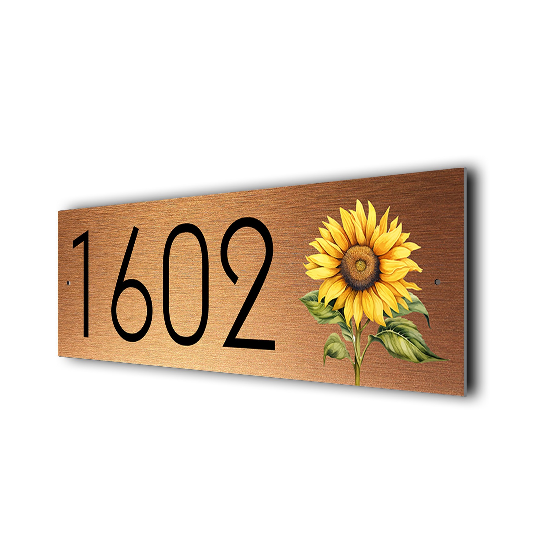 Sunflower Address Sign