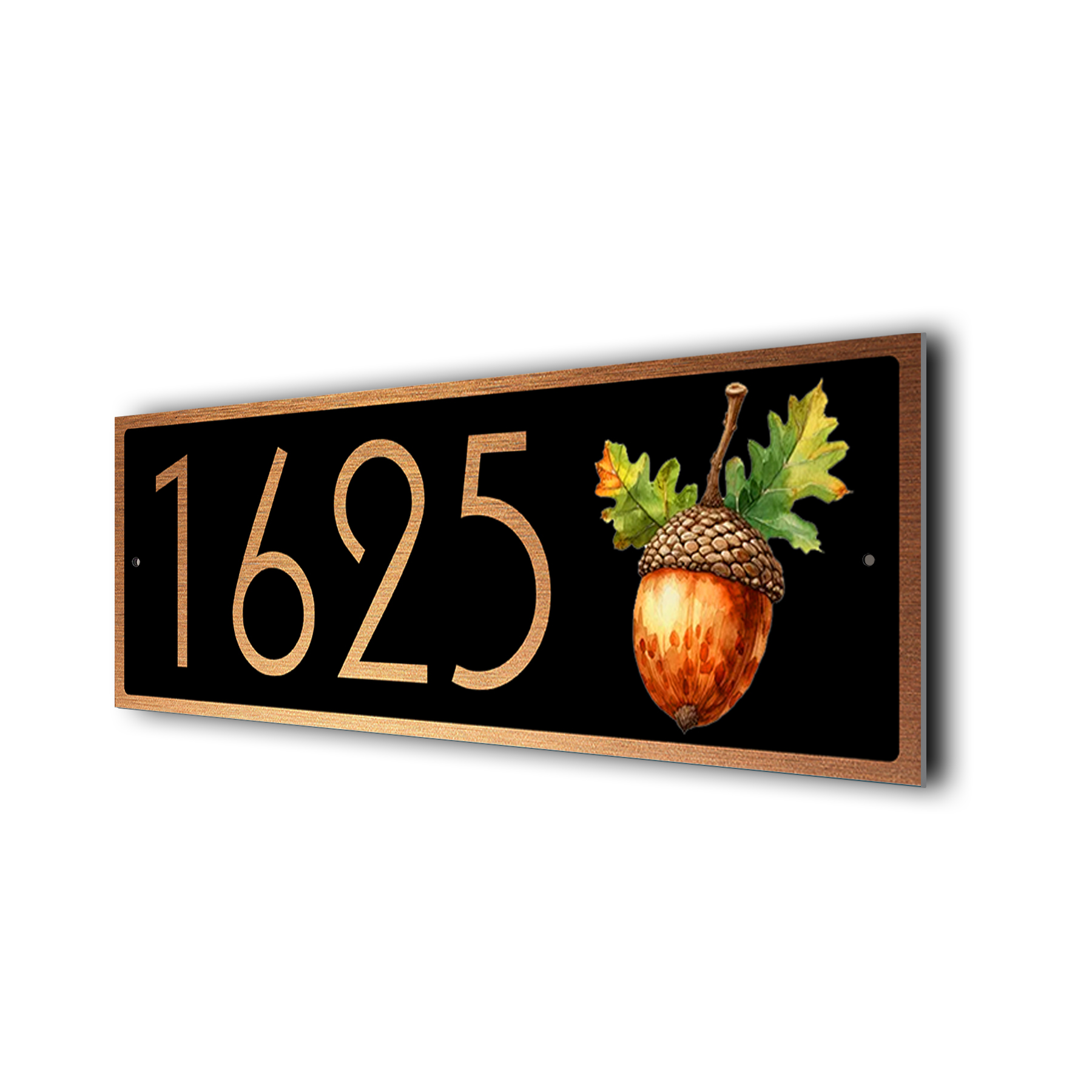 Acorn Address Sign