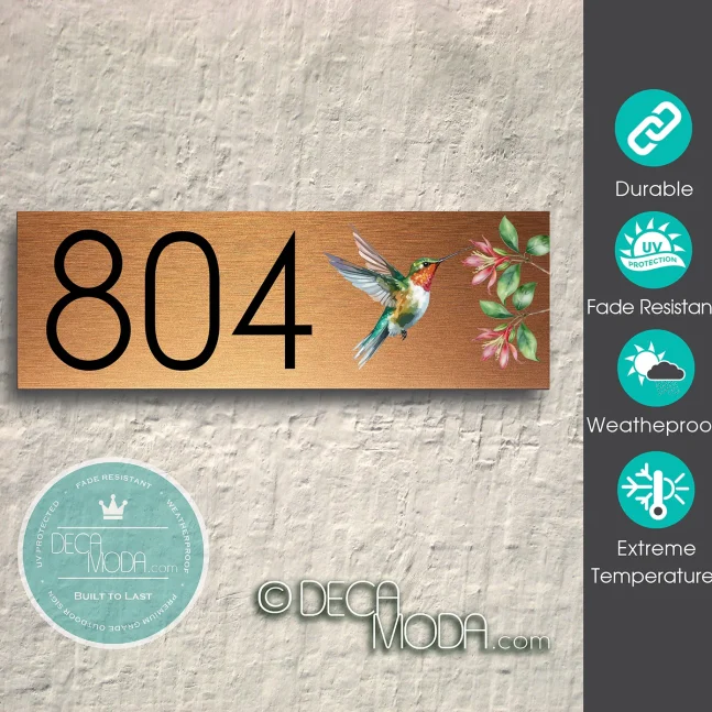 Custom Address Signs from Decamoda Personalized Address Signs