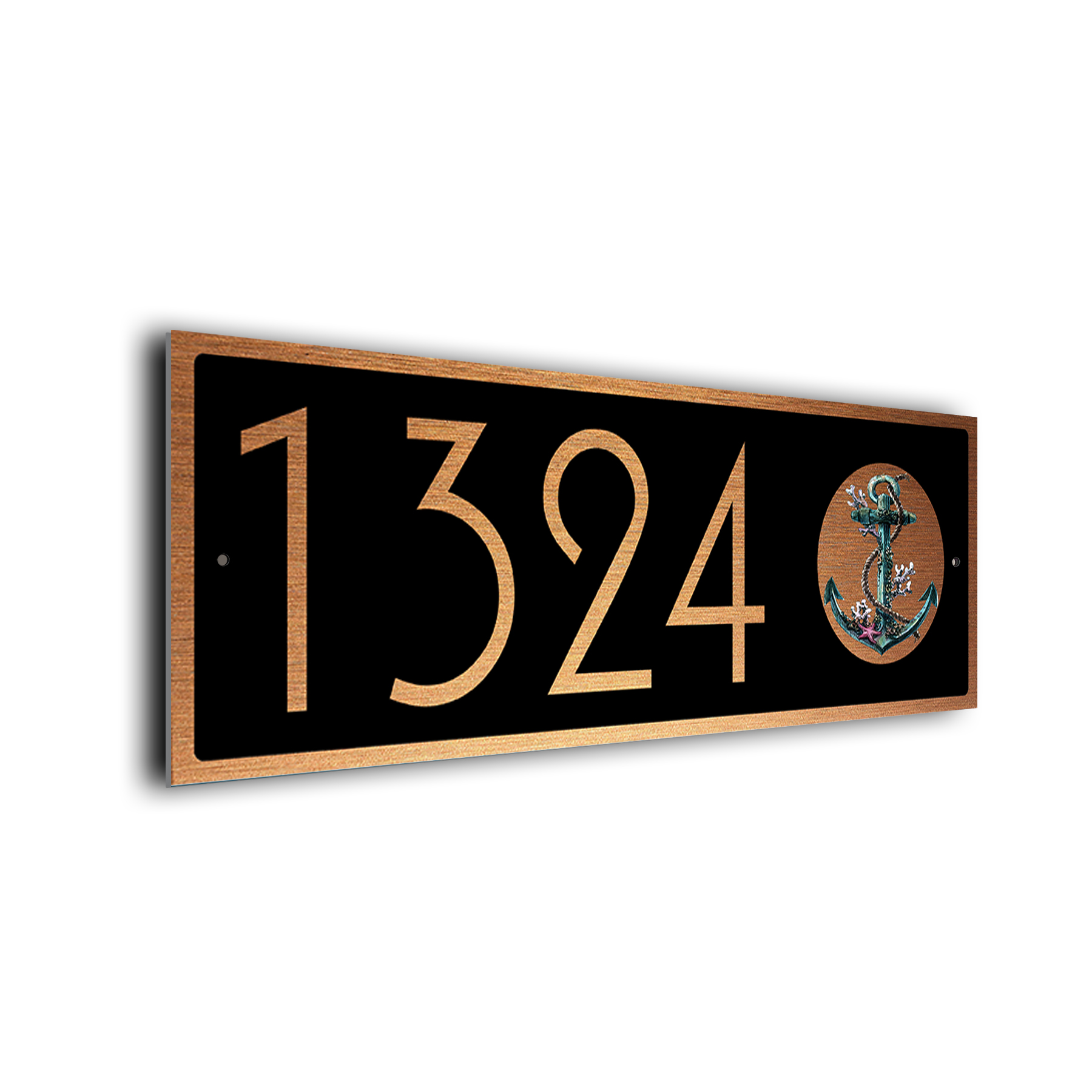 Personalized Anchor Address Sign