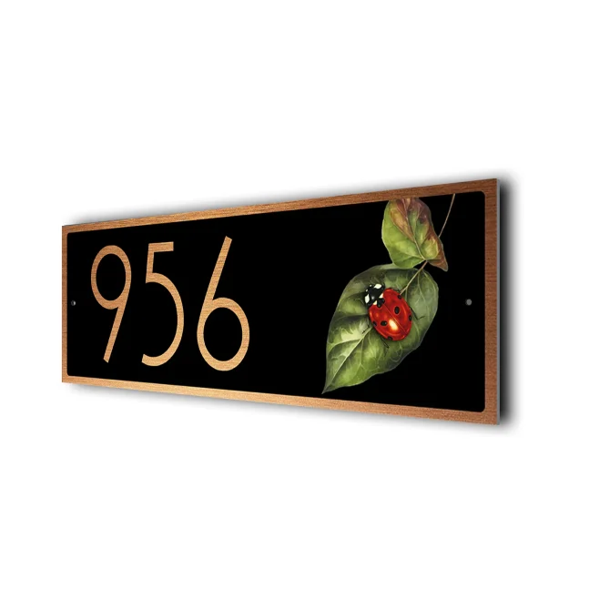 Custom Ladybird Address Sign Ladybird Address Sign
