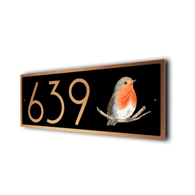 Custom Robin Address Sign Robin Address Sign