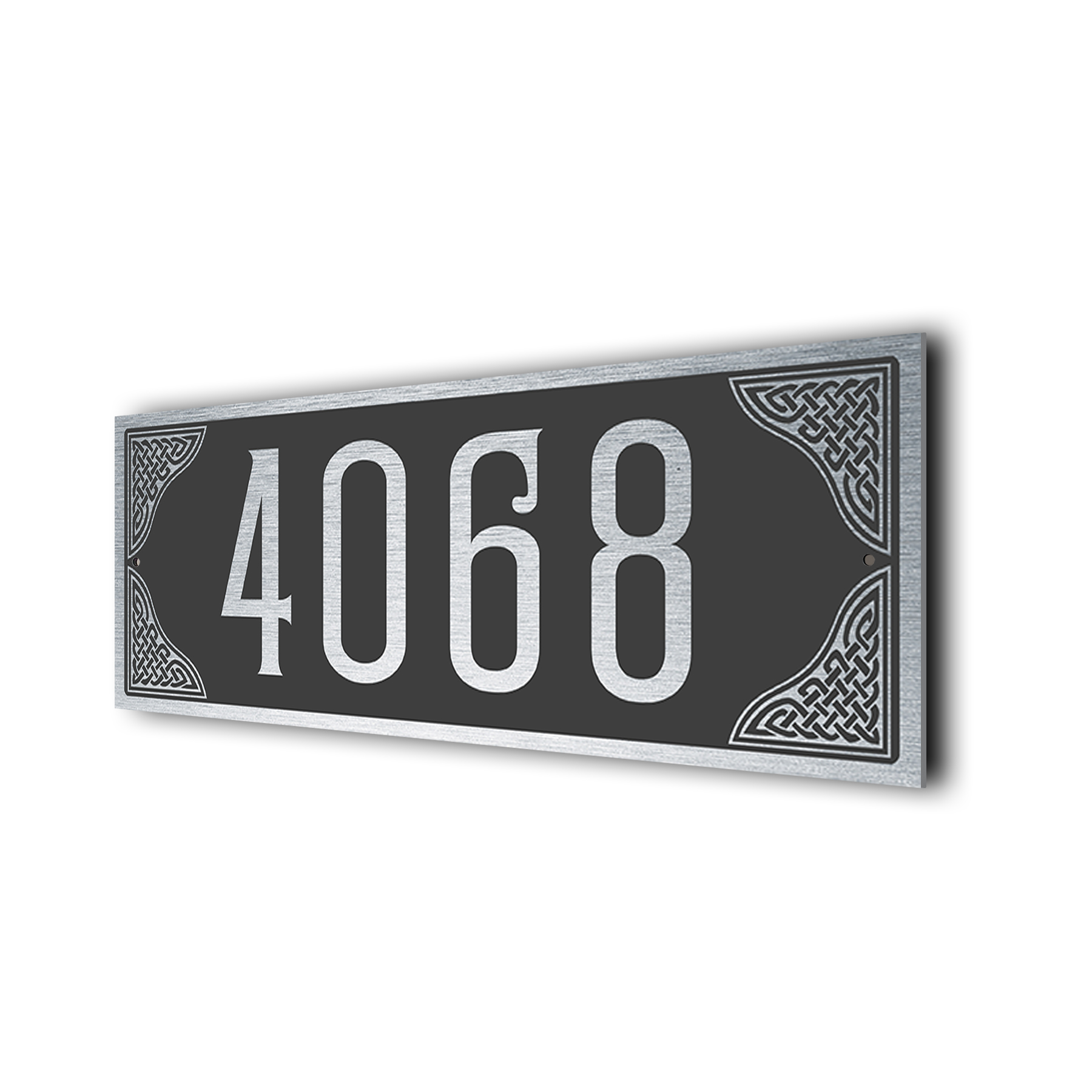 Celtic Design Address Sign