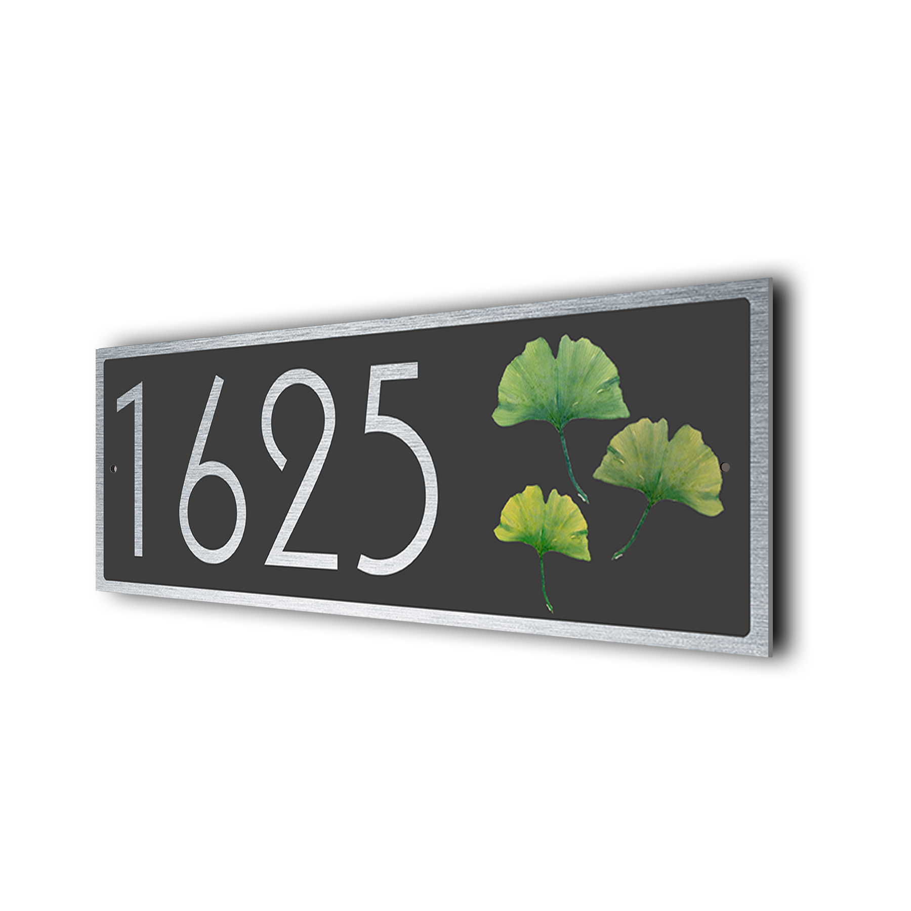 Ginkgo Leaf Address Sign