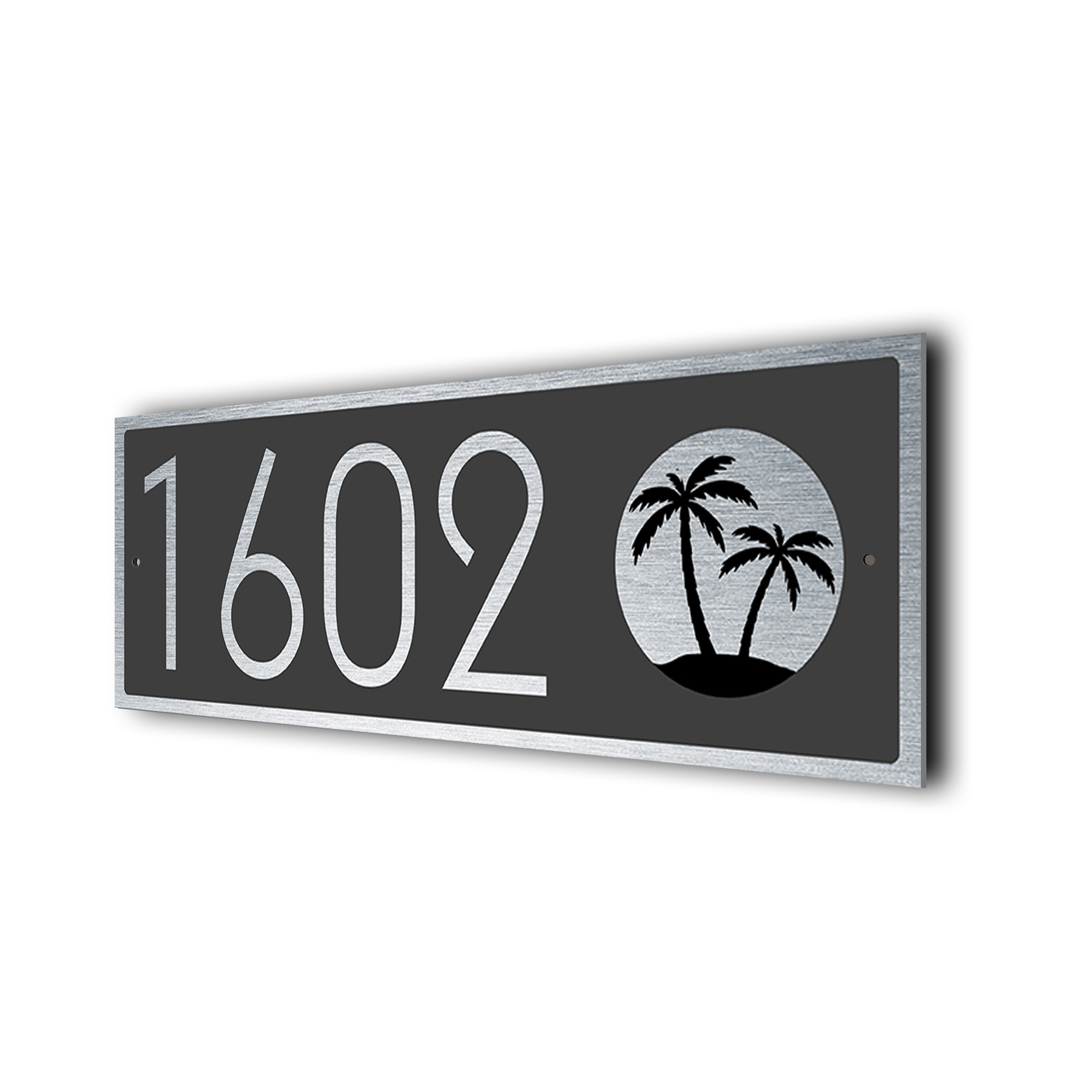 Palm Tree Address Sign