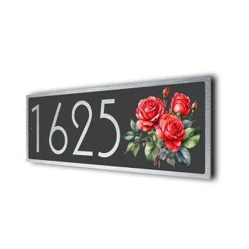 Rose Address Sign