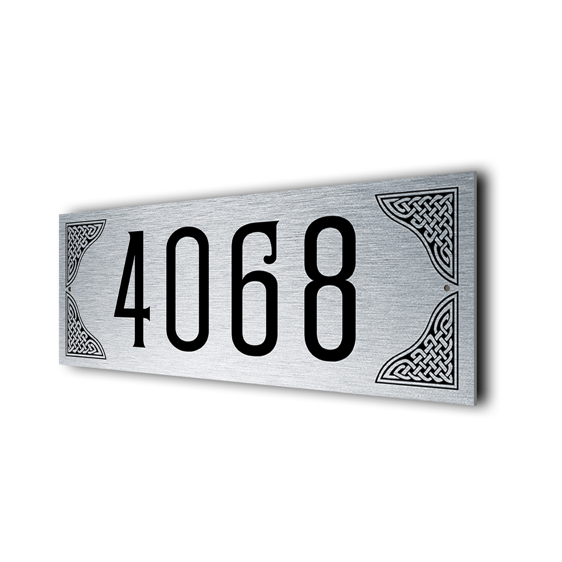 Celtic Design Address Sign