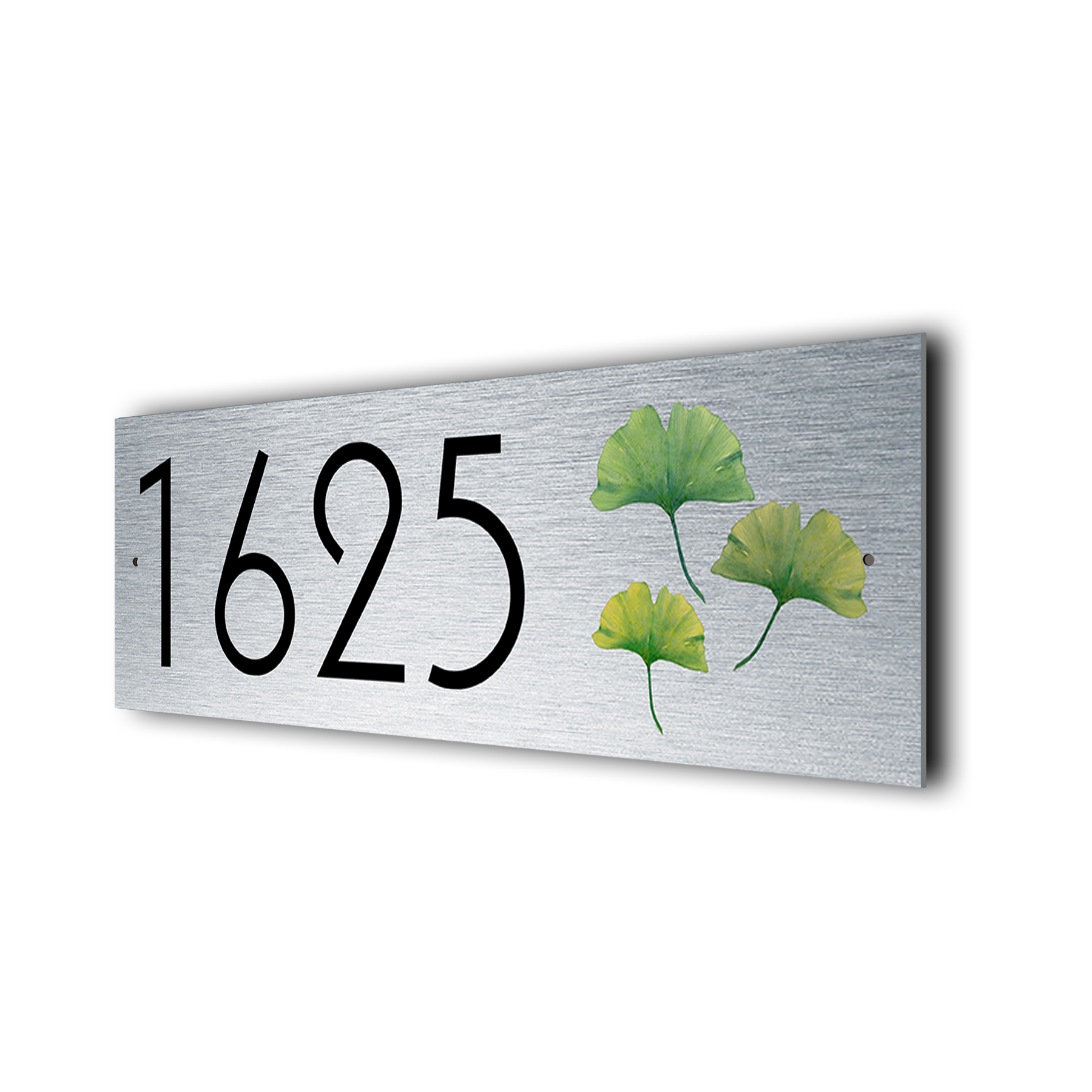 Ginkgo Leaf Address Sign