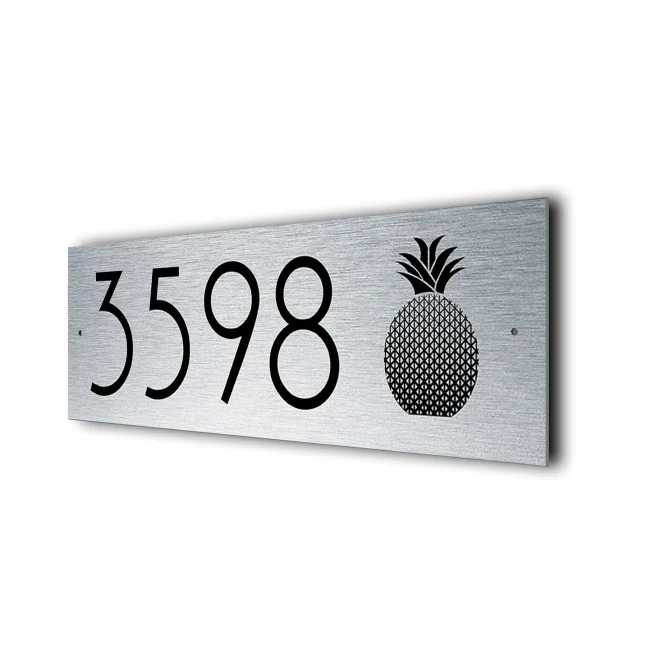 Personalized Pineapple Address Sign Pineapple Address Sign