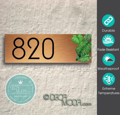 Outdoor Weatherproof Address Sign