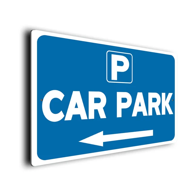 Car Park Directional Sign
