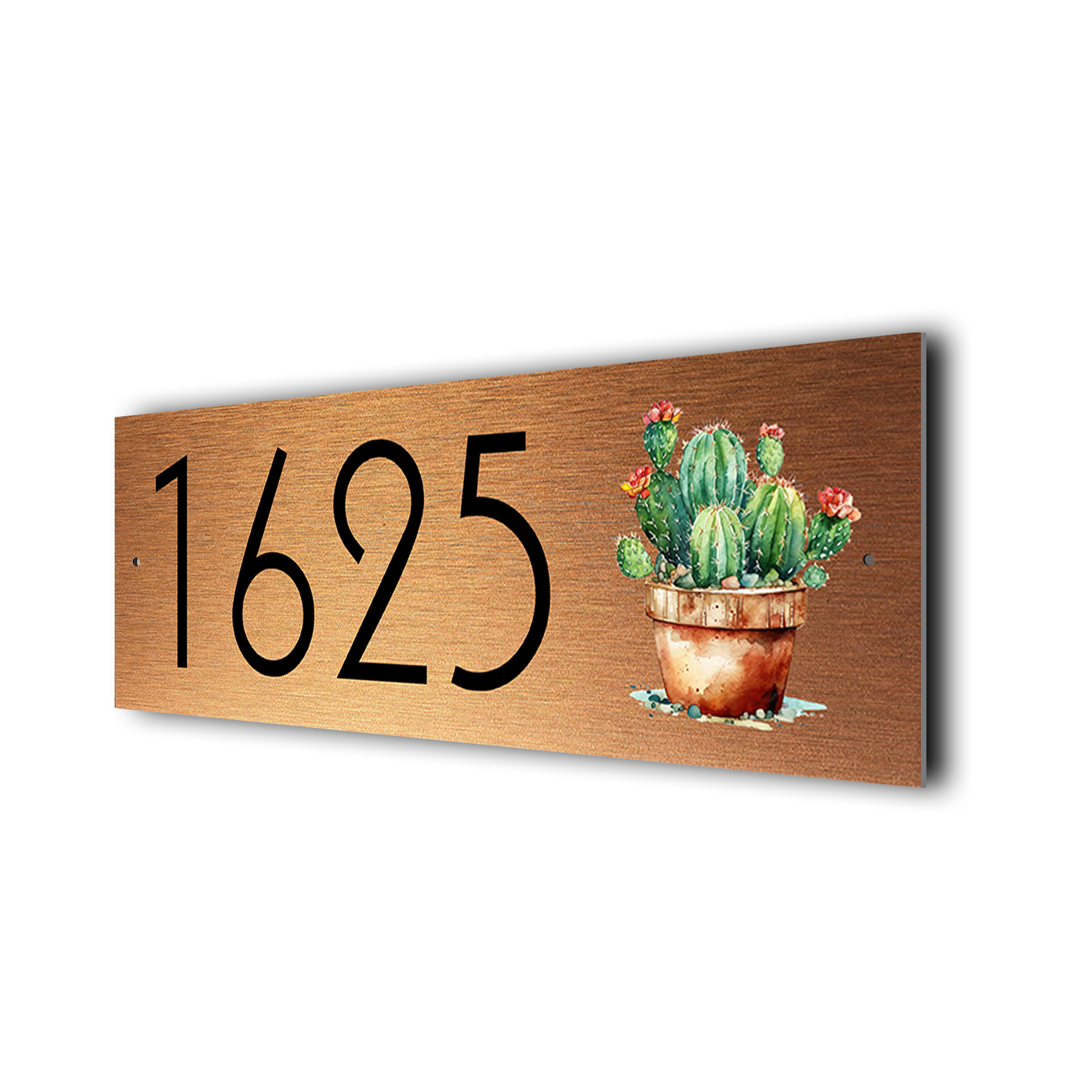 Cactus Address Sign