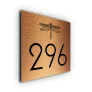 Dragonfly House Number Sign