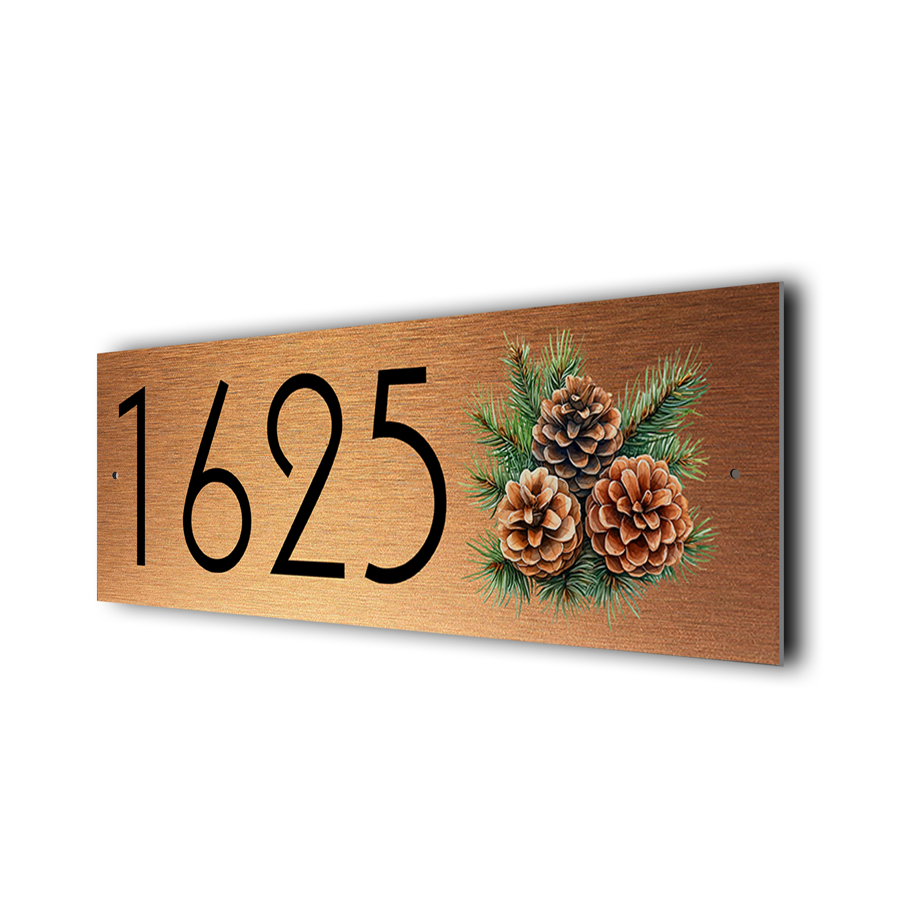 Pinecone Address Sign