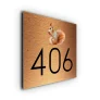 Squirrel House Number Sign