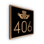 Celtic Claddagh Ring House Number Sign