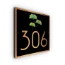 Ginkgo House Number Sign