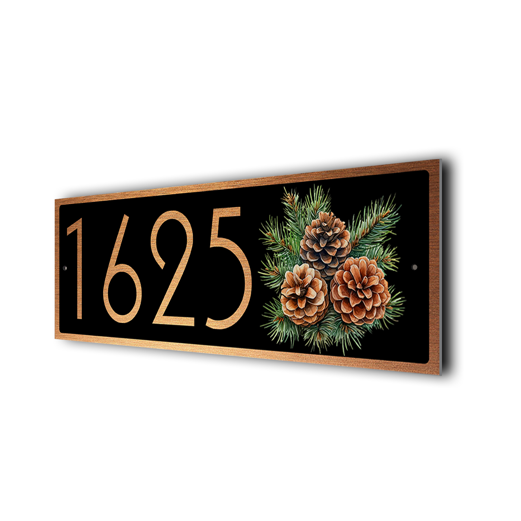 Pinecone Address Sign