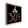 Songbird House Number Sign