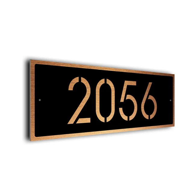 Custom Stencil Address Sign Custom Stencil Address Sign