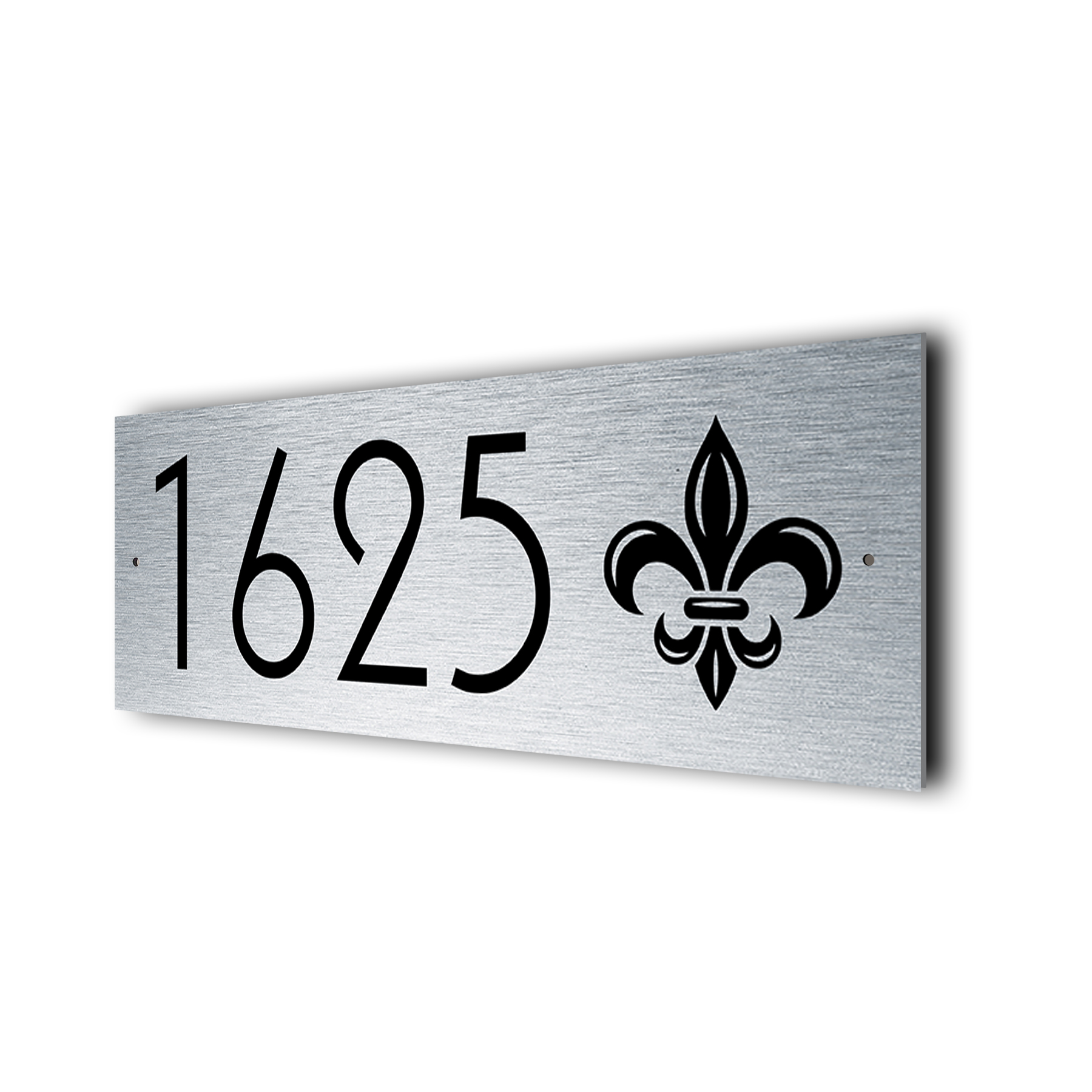 Custom Fleur De Lis Address Sign